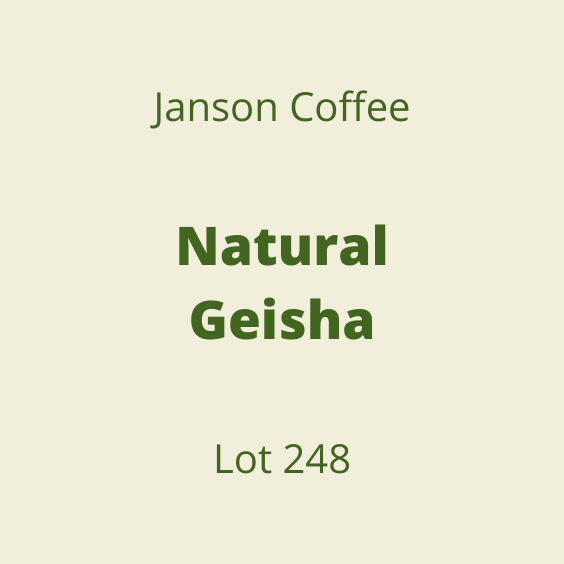 JANSON COFFEE NATURAL GEISHA LOT248