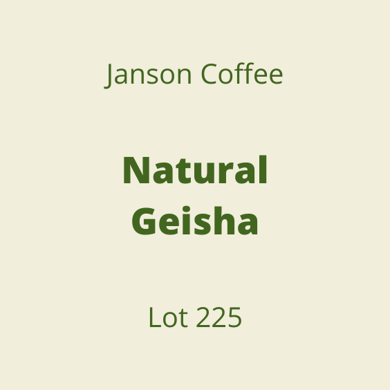 JANSON COFFEE NATURAL GEISHA LOT225