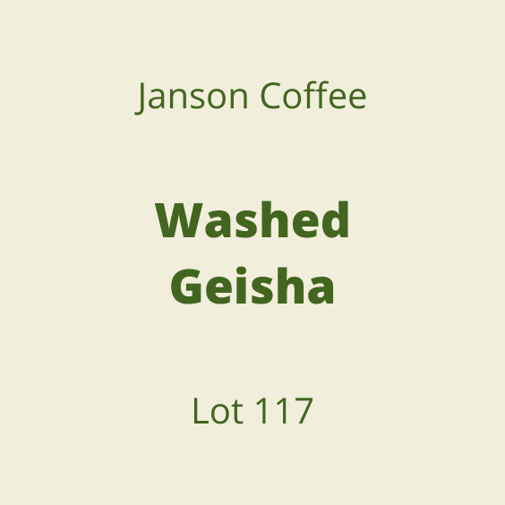 JANSON COFFEE WASHED GEISHA LOT117