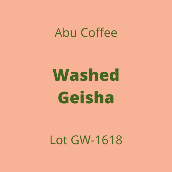 ABU COFFEE WASHED GEISHA GW-1618
